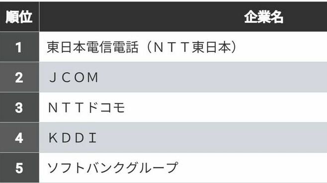 就活生からの人気が高い｢IT企業ランキング｣