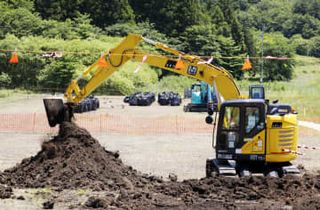 浪江町の特定帰還居住区域で除染　大熊、双葉に続く県内3例目