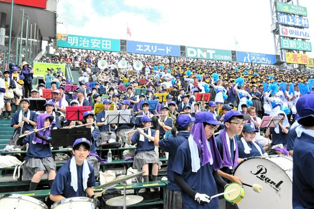 吹奏楽、チア今大会初共演　8強の関東第一　願うは決勝での再共演