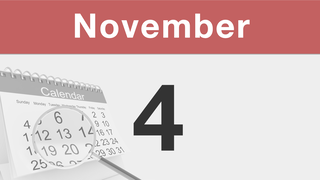 今日は何の日：11月4日