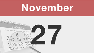 今日は何の日：11月27日