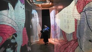 【動画】体感型デジタルアート、「動き出す浮世絵展」　２１日から東京で開催